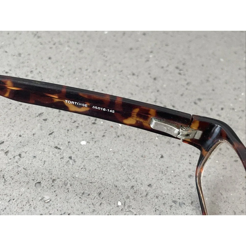 St Moritz Diplomat Tortoise Eyeglasses Eye Glasses Frames ONLY 55-16-145 brown